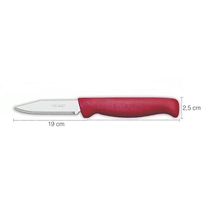 FACA COOK TOOLS PARA LEGUMES 4 5" CABO VERMELHO