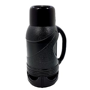 GARRAFA TERMICA LIDER PRETA 0,5LT