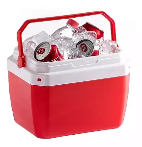 CAIXA TERMICA 6 LITROS VERMELHA PARAMOUNT