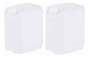 BOMBONA 10 LITROS PLASTICA RETANGULAR VIRGEM BRANCO