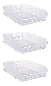 CESTINHA PLASTICA TRANSP BAIXA G