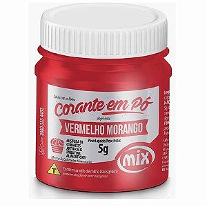 CORANTE PO VERMELHO MORANGO 5GR