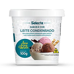 BASE P/GELADOS COMESTIVEIS SABOR ARTIFICIAL LEITE CONDENSADO 100GR