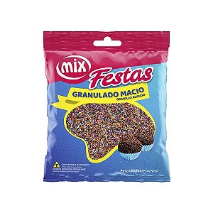 CONFEITO GRANULADO MACIO MISTO MIX FESTAS 500G