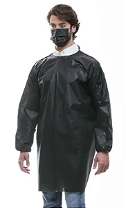 AVENTAL TNT VABENE PRETO TAMANHO UNICO 130X100 PCT C/10 UN