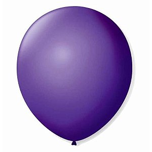 BALAO LISO N.7 ROXO UVA C/50 UND