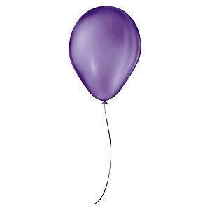 BALAO LISO N.7 VIOLETA PURPURA C/50 UND
