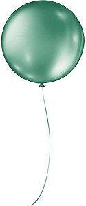 BALAO LISO N.5 METALIC VERDE C/25