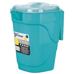 JARRA QUADRADA PLASTICA 1,5LTS CORES DIVERSAS