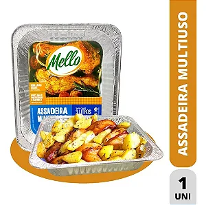 ASSADEIRA RETANGULAR 32,5X26,5 3 LITROS