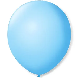 BALAO LISO N.9 AZUL BABY C/50