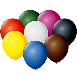 BALAO LISO REDONDO N7 SORTIDO PCT C/50 UNIDADES