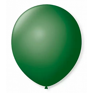 BALAO LISO REDONDO N7 VERDE FOLHA PC C/50 UNIDADES