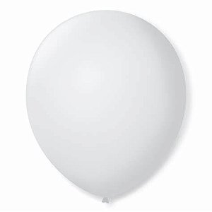 BALAO LISO 7 REDONDO BRANCO POLAR PCT C/50 UNIDADES