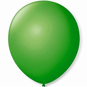 BALAO LISO 7 REDONDO VERDE MACA PCT C/50 UNIDADES