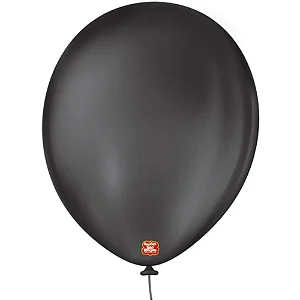 BALAO LISO 9 REDONDO PRETO EBANO PCT C/50 UNIDADES