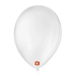 BALAO LISO 9 REDONDO BRANCO POLAR PCT C/50 UNIDADES