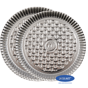 PRATO ALUMINIZADO N9 42CM PRATA UN