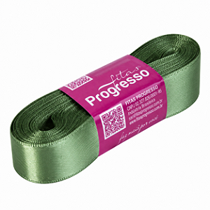 FITA CETIM VERDE MILITAR 10M X 22MM 1 UNIDADE PROGRESSO