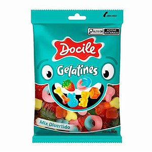 BALA GELATINES MIX DIVERTIDO DOCILE 80GRS