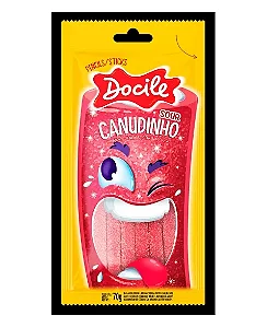 CANUDINHO MORANGO CITRICO PCT 70GR