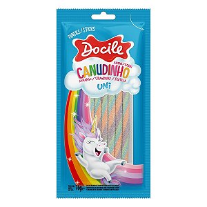 CANUDINHO UNICORNIO MORANGO/ CITRICO PCT 70GR