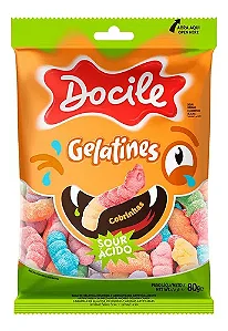 BALA GELATINES COBRINHAS CITRICO DOCILE 80GR PCT