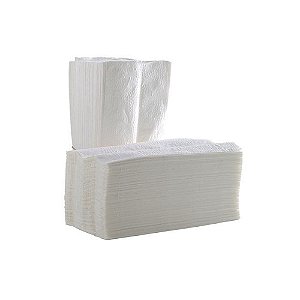 PAPEL TOALHA INTERF/ DUAS DOBRAS 20X20,5CM 100% PCT C/1000FOLHAS