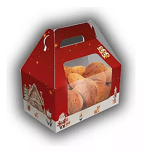 MALETINHA P/DOCES C/VISOR P NATAL ENCANTADO C/10 UNIDADES