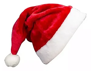 GORRO PAPAI NOEL VERMELHO E BRANCO