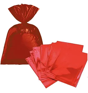 SACO PRESENTE 8X8 VERMELHO C/50