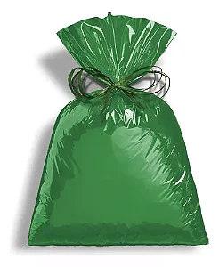 SACO PRESENTE 20X29 VERDE METAL C/50