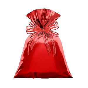 SACO PRESENTE 25X37 VERMELHO C/50