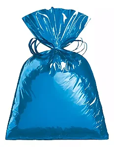SACO PRESENTE 25X37 AZUL METALCOR C/50