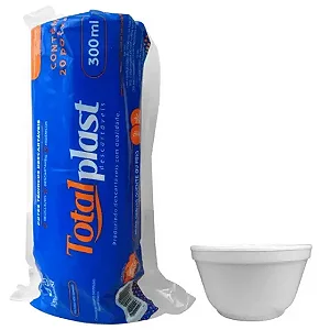 POTE TERMICO ISOPOR 300ML PACOTE C/20