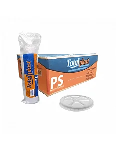 TAMPA COPO ISOPOR 300ML C/100