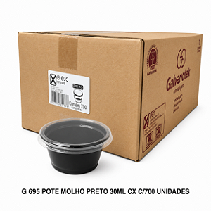 G 695 MOLHO PRETO 30ML CAIXA COM 700 UNIDADES