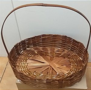 CESTA OVAL 040 FRALDEIRA S/CORDA BAMBU