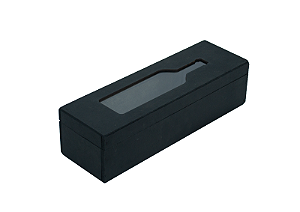 PORTA VINHO 1LT MDF TAMPA ESTOJO PRETO