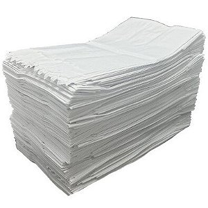 SACO PAPEL 100% BRANCO MONO 2KG C/500 UN 12x29,5cm