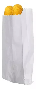 SACO PAPEL 100% BRANCO MONO 1/2KG C/500 UND 9,5x20