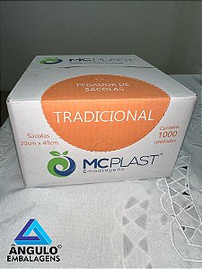 SACOLA 30X40 TRADICIONAL CX C/1000