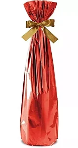 SACO PRESENTE 15X44 VERMELHO METAL C/50