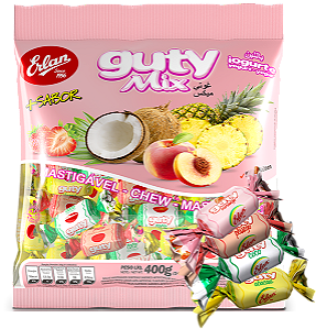 BALA MASTIGAVEL IOGURTE GUTY MIX 500GR