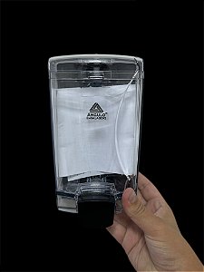 DISPENSER SABONETEIRA BOX CLEAR PRETA 1LITRO