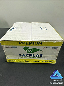 SACOLA 38X48 PREMIUM BRANCA CX C/1000