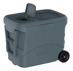CAIXA TERMICA 50LTS CINZA COM RODAS