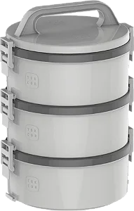 Marmita Termica Cinza 1,5 Litros c/3 unid