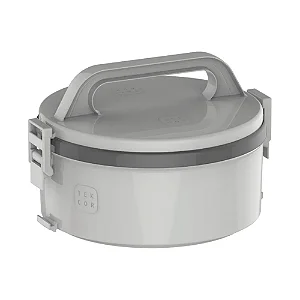 MARMITA TERMICA CINZA 1,5 LITROS COM 3 DIVISORIAS