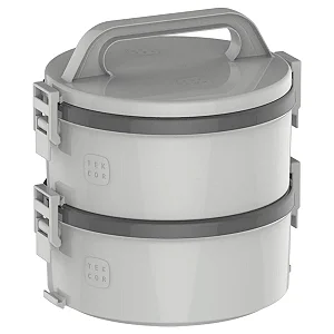 Marmita Termica Cinza 1,5Lt c/2 unid